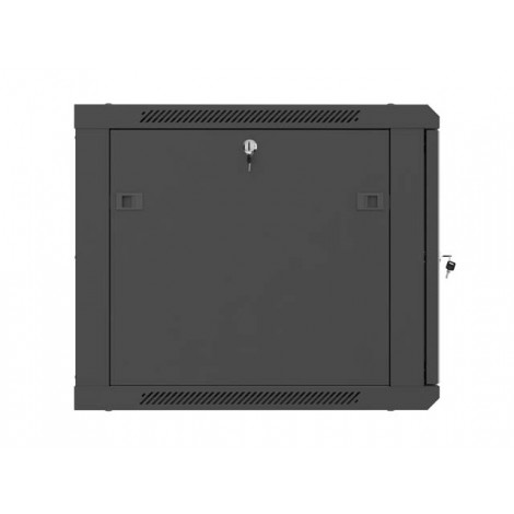 Lanberg Wall mounted installation cabinet 19" 9U 600X600 | WF01-6609-23B | Black