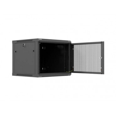 Lanberg Wall mounted installation cabinet 19" 9U 600X600 | WF01-6609-23B | Black