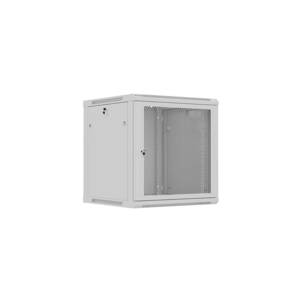 Lanberg Wall mounted installation cabinet 19" 12U 600X600 | WF01-6612-23S | Grey