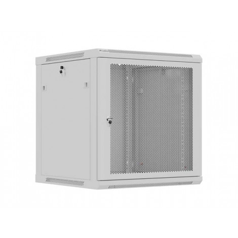 Lanberg Wall mounted installation cabinet 19" 12U 600X600 | WF01-6612-23S | Grey