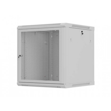Lanberg Wall mounted installation cabinet 19" 12U 600X600 | WF01-6612-23S | Grey