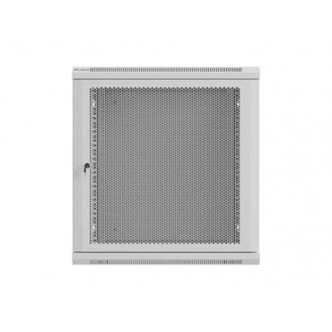 Lanberg Wall mounted installation cabinet 19" 12U 600X600 | WF01-6612-23S | Grey
