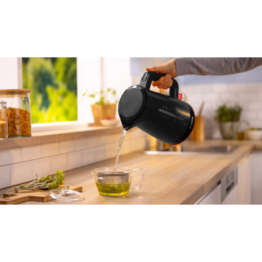 Bosch Kettle | TWK3M123 MyMoment | Electric | 2400 W | 1.7 L | Plastic | 360 rotational base | Black