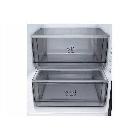 LG Refrigerator | GBBSJ1CCEP | Energy efficiency class C | Free standing | Combi | Height 186 cm | Fridge net capacity 220 L | F
