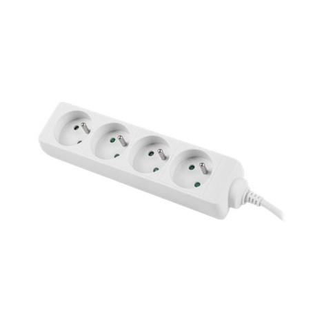 Lanberg Cable Power Strip 4X French Outlets Quality-Grade Copper, 1.5 m | PS0-04E-0150-W