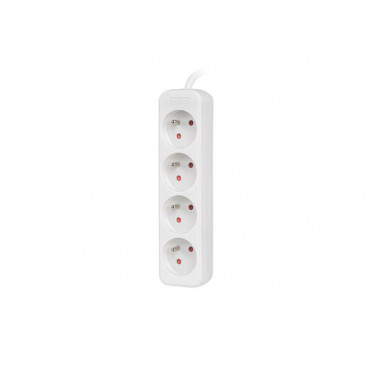 Lanberg Cable Power Strip 4X French Outlets Quality-Grade Copper, 1.5 m | PS0-04E-0150-W