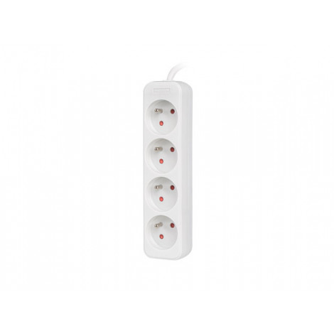 Lanberg Cable Power Strip 4X French Outlets Quality-Grade Copper, 1.5 m | PS0-04E-0150-W