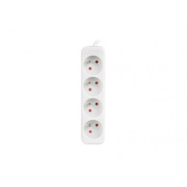 Lanberg Cable Power Strip 4X French Outlets Quality-Grade Copper, 1.5 m | PS0-04E-0150-W