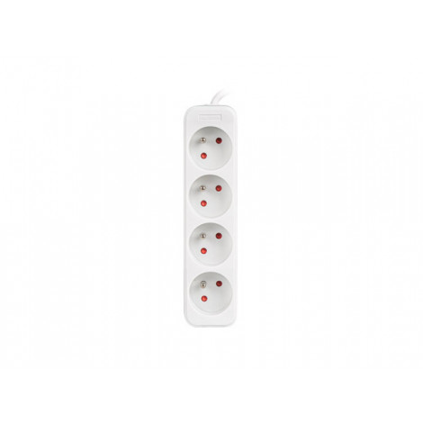Lanberg Cable Power Strip 4X French Outlets Quality-Grade Copper, 1.5 m | PS0-04E-0150-W