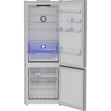 BEKO Refrigerator | B3RCNE564HXB | Energy efficiency class E | Free standing | Combi | Height 192 cm | No Frost system | Fridge 