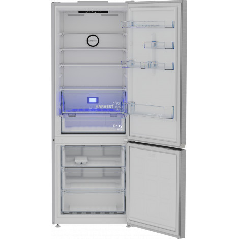 BEKO Refrigerator | B3RCNE564HXB | Energy efficiency class E | Free standing | Combi | Height 192 cm | No Frost system | Fridge 