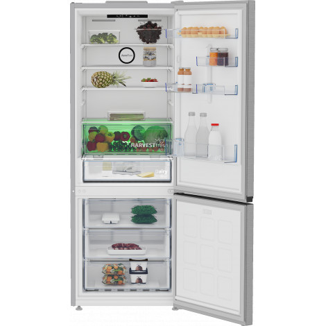 BEKO Refrigerator | B3RCNE564HXB | Energy efficiency class E | Free standing | Combi | Height 192 cm | No Frost system | Fridge 