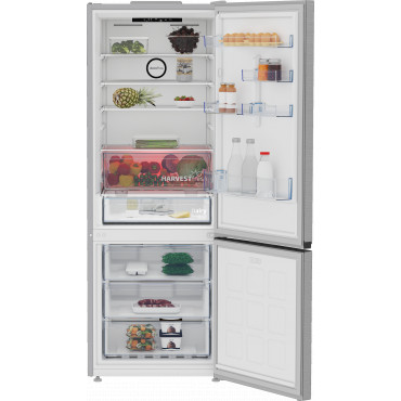 BEKO Refrigerator | B3RCNE564HXB | Energy efficiency class E | Free standing | Combi | Height 192 cm | No Frost system | Fridge 