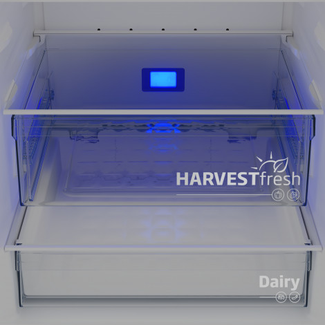 BEKO Refrigerator | B3RCNE564HXB | Energy efficiency class E | Free standing | Combi | Height 192 cm | No Frost system | Fridge 