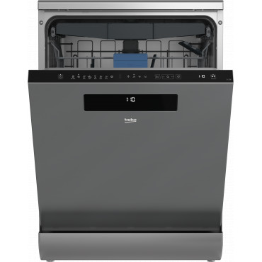 BEKO Dishwasher | DEN48530X | Freestanding | Width 60 cm | Number of place settings 15 | Number of programs 8 | Energy efficienc