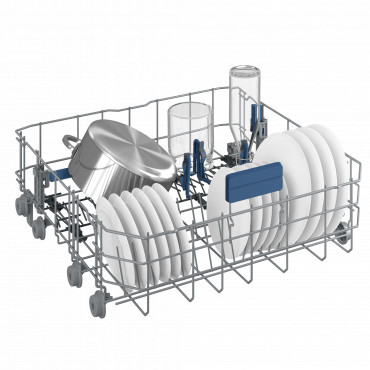 BEKO Dishwasher | DEN48530X | Freestanding | Width 60 cm | Number of place settings 15 | Number of programs 8 | Energy efficienc