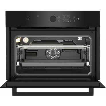 BEKO Oven | BBCM17400B | 48 L | Electric | Hydrolytic | Touch control | Steam function | Height 45.5 cm | Width 59.4 cm | Black