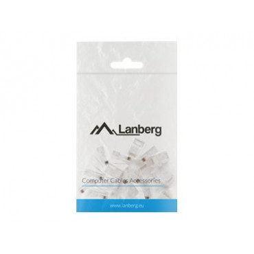 Lanberg | RJ45 Cat. 5/5e UTP Plug 8P8C, 20 pcs | Transparent