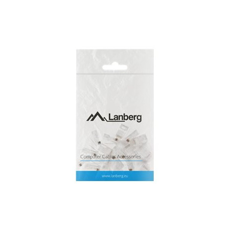 Lanberg | RJ45 Cat. 5/5e UTP Plug 8P8C, 20 pcs | Transparent