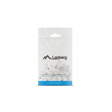 Lanberg | RJ45 Cat. 5/5e UTP Plug 8P8C, 20 pcs | Transparent