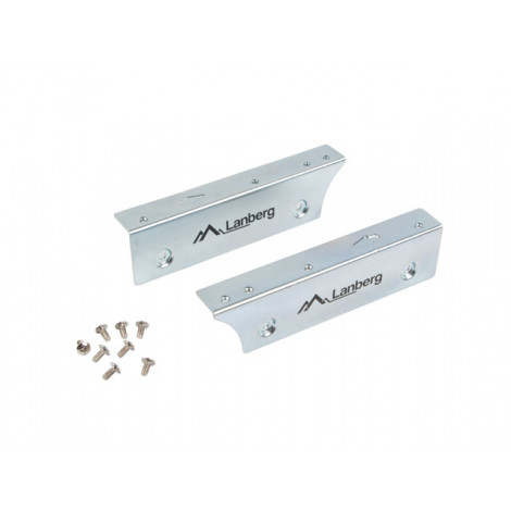 Lanberg Mounting Frame for 2.5" SSD/HDD to 3.5" Bay | IF-35-25 | Silver