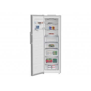 BEKO Freezer | B5RMFNE314X | Energy efficiency class E | Upright | Free standing | Height 186.5 cm | Total net capacity 286 L | 