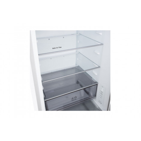 LG Refrigerator | GBBSJ1CCSW | Energy efficiency class C | Free standing | Combi | Height 186 cm | Fridge net capacity 220 L | F