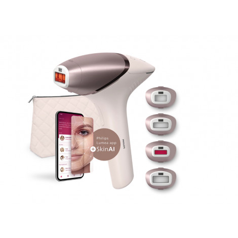 Philips IPL Hair Removal Device with SenseIQ | BRI977/00 Lumea 9900 Series | Bulb lifetime (flashes) 450.000 | Number of power l