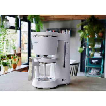 Philips | Coffee Machine | Eco Conscious Edition HD5120/00 | Pump pressure 15 bar | Drip | 1000 W | White