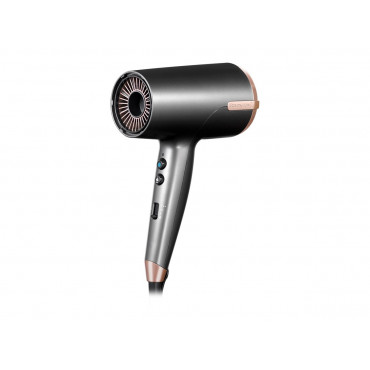 Remington | Hair dryer | D6077 | 2000 W | Number of temperature settings 3 | Ionic function | Diffuser nozzle | Grey