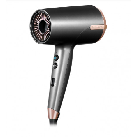 Remington | Hair dryer | D6077 | 2000 W | Number of temperature settings 3 | Ionic function | Diffuser nozzle | Grey