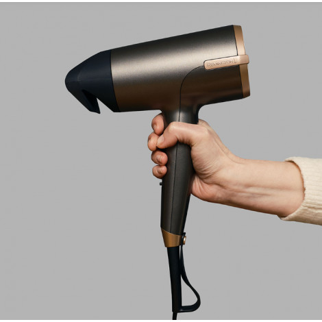 Remington | Hair dryer | D6077 | 2000 W | Number of temperature settings 3 | Ionic function | Diffuser nozzle | Grey