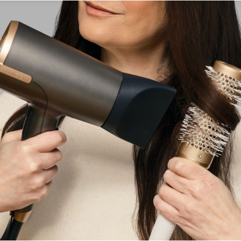 Remington | Hair dryer | D6077 | 2000 W | Number of temperature settings 3 | Ionic function | Diffuser nozzle | Grey