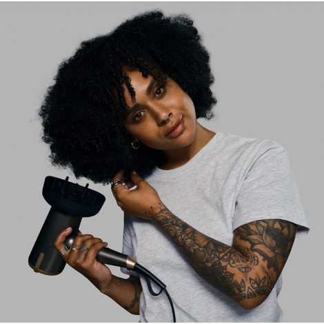 Remington | Hair dryer | D6077 | 2000 W | Number of temperature settings 3 | Ionic function | Diffuser nozzle | Grey