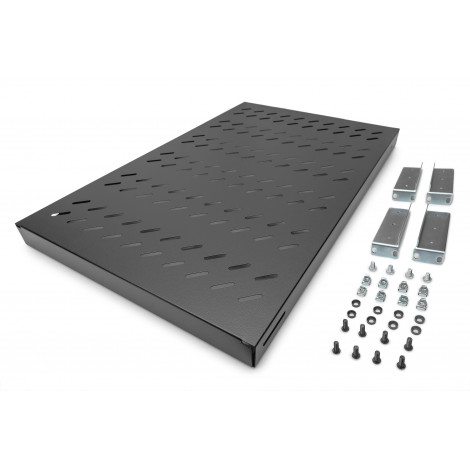 Digitus Shelf with Variable Rails for Fixed Mounting in 483 mm (19") Cabinets | DN-97649