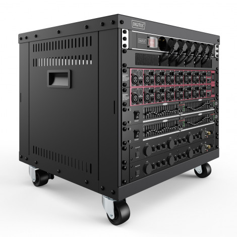 Digitus Universal 19-Inch Equipment Rack with Castors, 8U | DN-48000