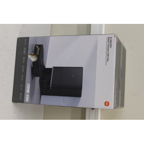 SALE OUT. Xiaomi Robot Vacuum | X20 Max EU | Wet&Dry | 5200 mAh | 8000 Pa | Black | DAMAGED PACKAGING