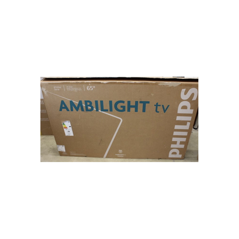 Philips 65PUS8510/12 | 65 | Smart TV | TITAN OS | UHD | Black | REFURBISHED, SCRATCHES LEGS AND REMOVE CONTOL