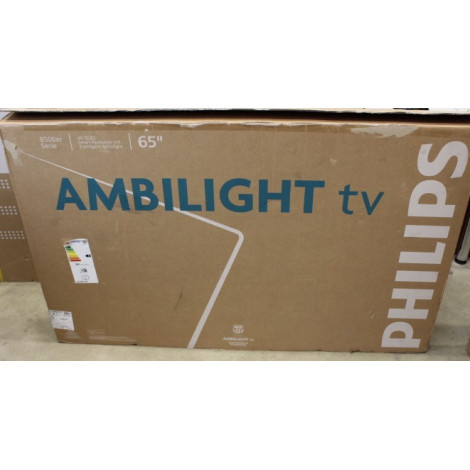 Philips 65PUS8510/12 | 65 | Smart TV | TITAN OS | UHD | Black | REFURBISHED, SCRATCHES LEGS AND REMOVE CONTOL