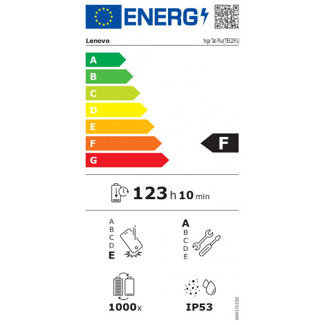 Lenovo | Yoga Tab Plus Wi-Fi (w/o power adapter) | ZAEG0018NL | 12.7 " | Tidal Teal | LTPS | 2944 x 1840 pixels | Qualcomm | Sna