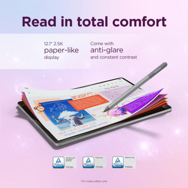 Lenovo Idea Tab Plus Wi-Fi (without power adapter) | ZAG70004SE | 12.1 " | Luna Grey | IPS | 2560 x 1600 pixels | MediaTek | Dim