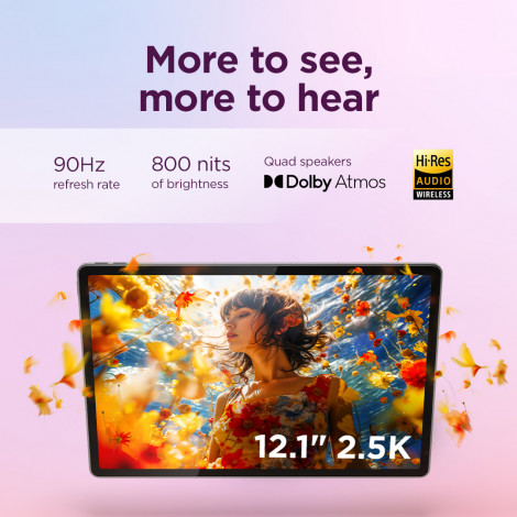 Lenovo Idea Tab Plus Wi-Fi (without power adapter) | ZAG70004SE | 12.1 " | Luna Grey | IPS | 2560 x 1600 pixels | MediaTek | Dim