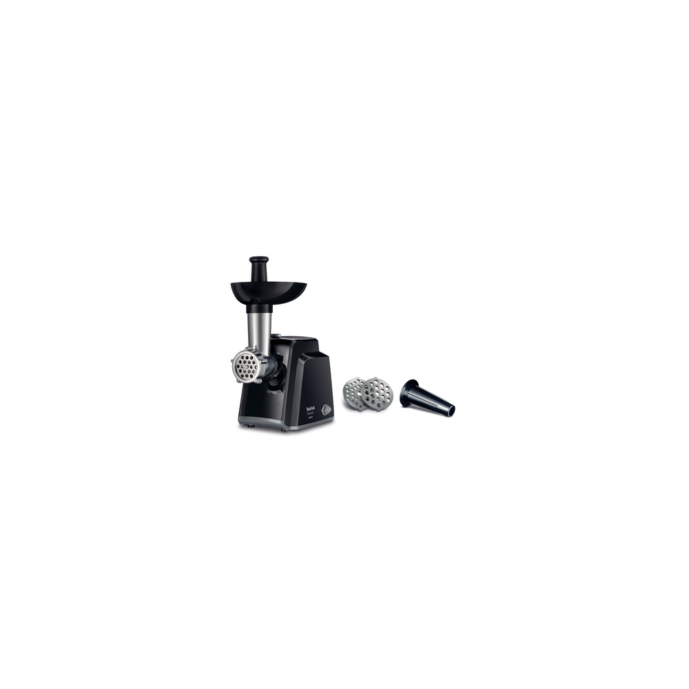 TEFAL | Meat mincer | NE105838 | Black | 1400 W | Number of speeds 1 | Throughput (kg/min) 1.7 | The set includes 3 stainless st