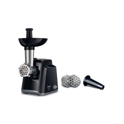 TEFAL | Meat mincer | NE105838 | Black | 1400 W | Number of speeds 1 | Throughput (kg/min) 1.7 | The set includes 3 stainless st