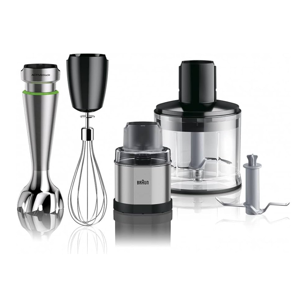 Braun | Hand Blender | MQ9138XI MultiQuick 9 | Hand Blender | 1200 W | Number of speeds 3 | Chopper | Ice crushing | Black/Stain