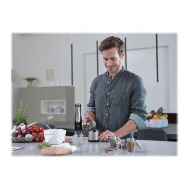 Braun | Hand Blender | MQ9138XI MultiQuick 9 | Hand Blender | 1200 W | Number of speeds 3 | Chopper | Ice crushing | Black/Stain