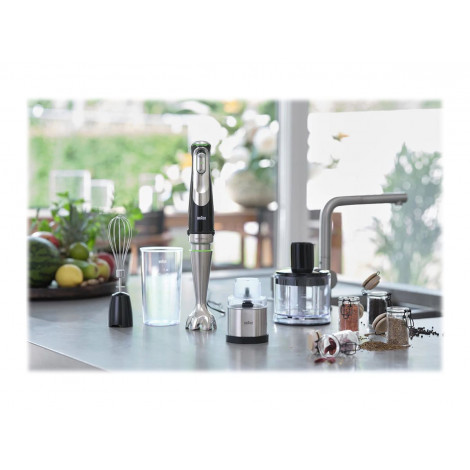 Braun | Hand Blender | MQ9138XI MultiQuick 9 | Hand Blender | 1200 W | Number of speeds 3 | Chopper | Ice crushing | Black/Stain