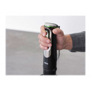 Braun | Hand Blender | MQ9138XI MultiQuick 9 | Hand Blender | 1200 W | Number of speeds 3 | Chopper | Ice crushing | Black/Stain