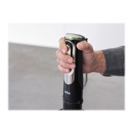 Braun | Hand Blender | MQ9138XI MultiQuick 9 | Hand Blender | 1200 W | Number of speeds 3 | Chopper | Ice crushing | Black/Stain