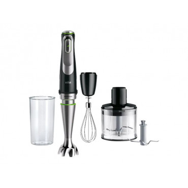 Braun | Hand Blender | MQ9135XI MultiQuick 9 | Hand Blender | 1200 W | Number of speeds 3 | Black/Stainless Steel